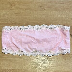 NWT Skims Fits Everybody Lace Bandeau Bra Cherry Blossom